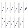 Uyuni Lighting Julelys LED 12 stk. 1,3xH11 cm, Hvid