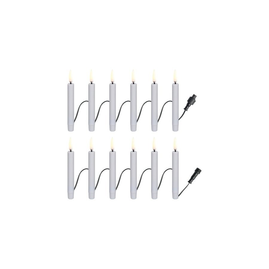Uyuni Lighting Forlngerledning m. 12 Julelys, Hvid