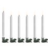 Uyuni Lighting Juletr�slys m. Klips LED 6 Stk. �1,3xH13,8 cm, M�rkegr�n