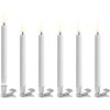 Uyuni Lighting Juletr�slys m. Klips LED 6 Stk. �1,3xH13,8 cm, S�lv