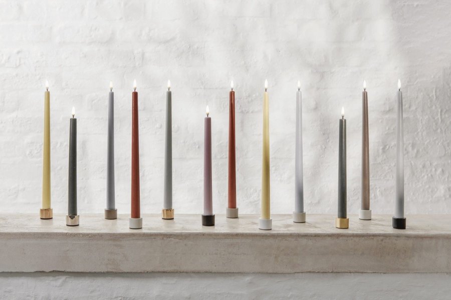 Uyuni Lighting Lysestage 2 stk. H3,25 cm, Messing