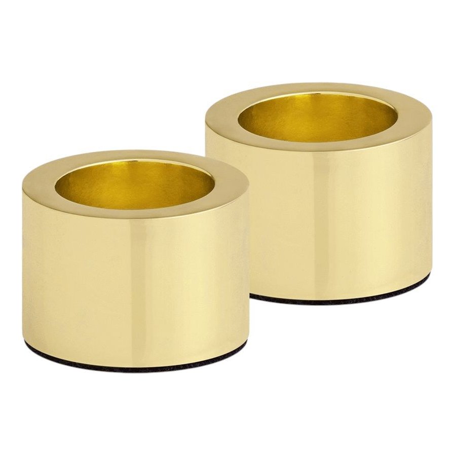 Uyuni Lighting Lysestage 2 stk. H3,25 cm, Messing