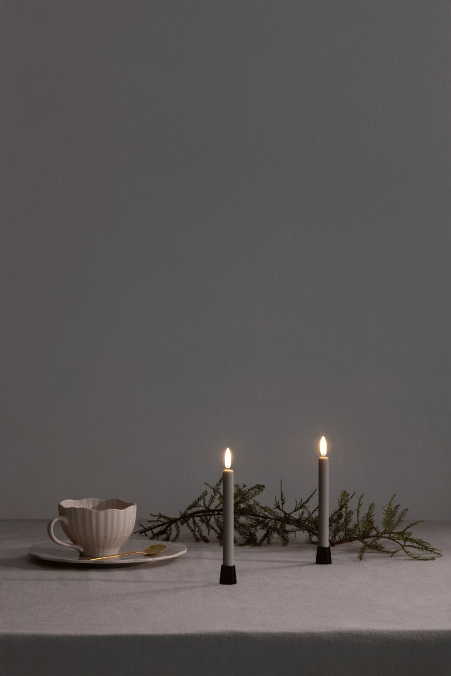 Uyuni Lighting Lysestage 2 stk. H2,3 cm, Mat Sort