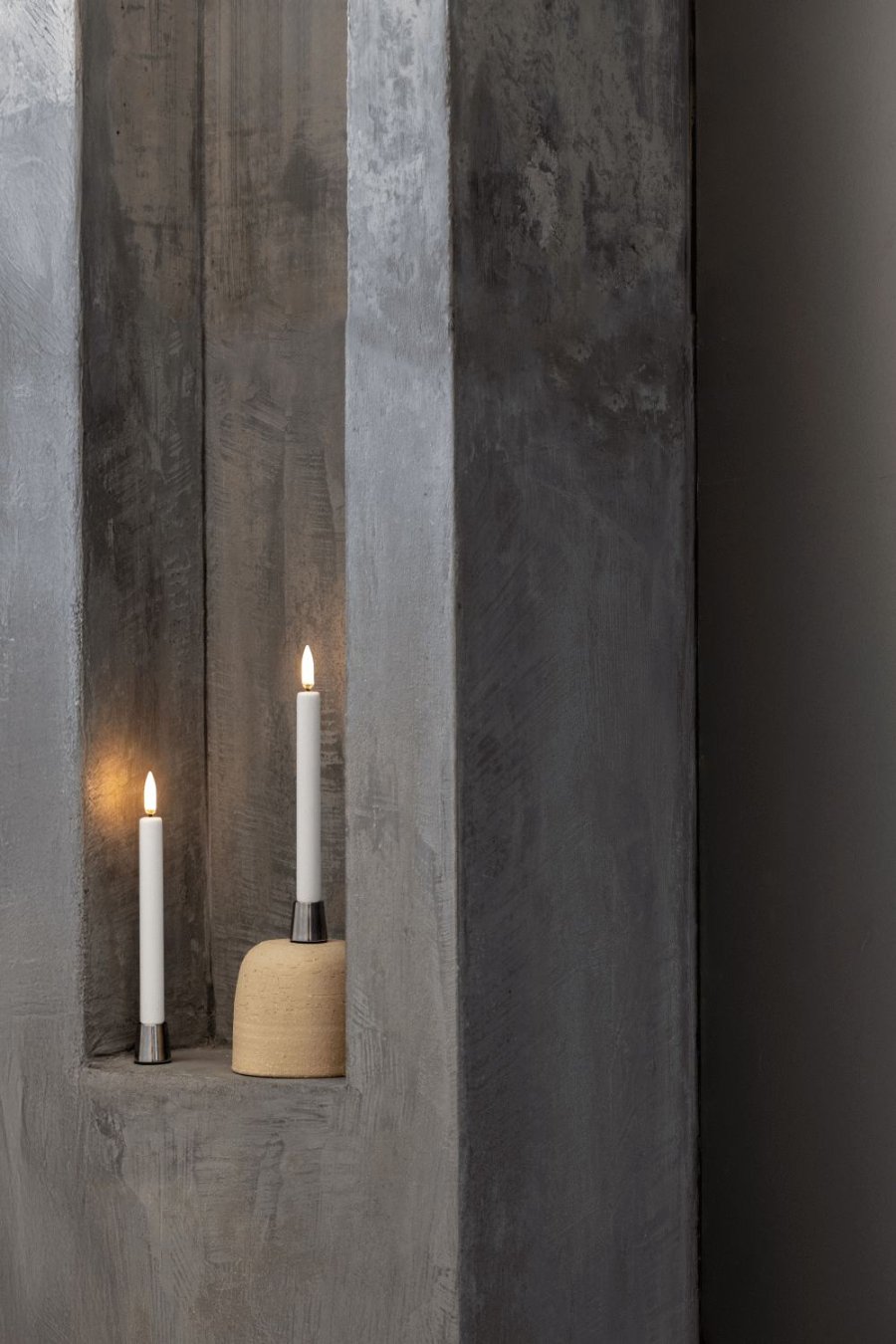 Uyuni Lighting Lysestage 2 stk. H2,3 cm, Krom