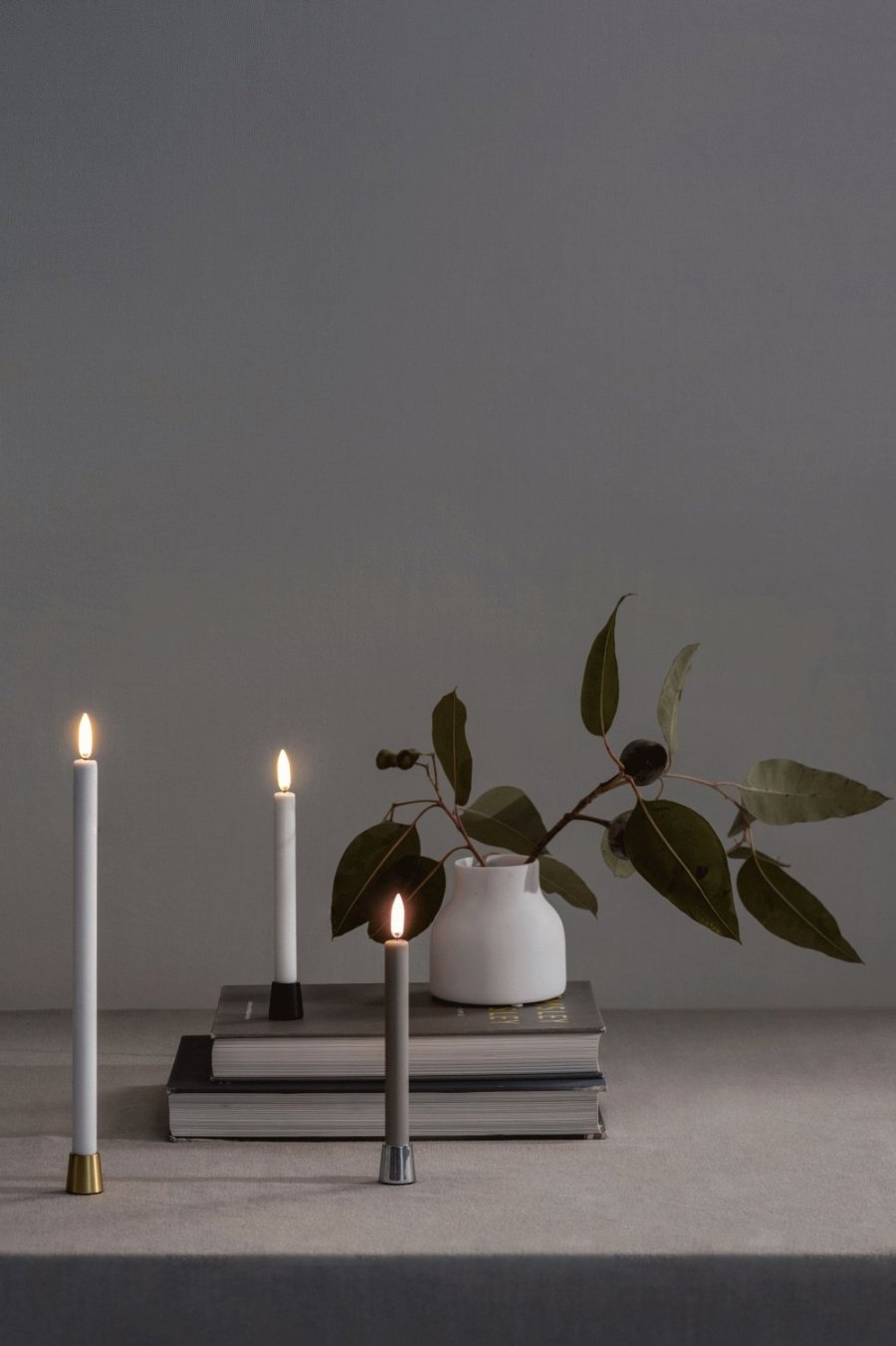 Uyuni Lighting Lysestage 2 stk. H2,3 cm, Messing