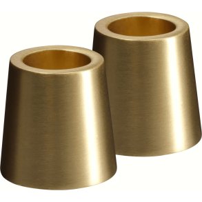 Uyuni Lighting Lysestage 2 stk. H2,3 cm, Messing