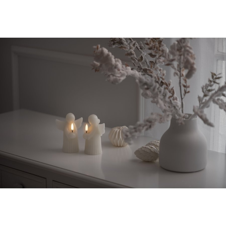 Uyuni Lighting Engelkerze LED Ø11xH15,5 cm, Vanilla