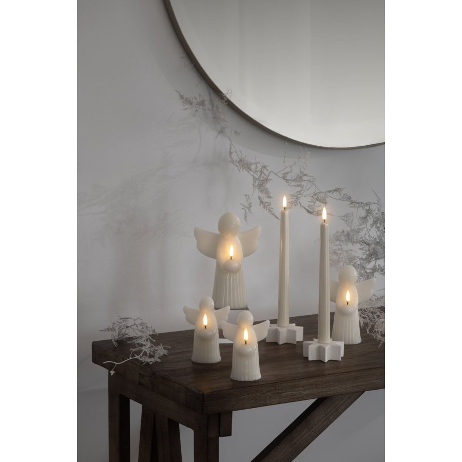 Uyuni Lighting Engelkerze LED Ø11xH15,5 cm, Vanilla