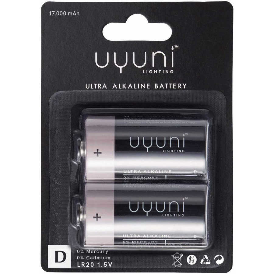 Uyuni Lighting D Batterier 2 stk.