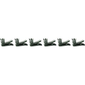 Uyuni Lighting Klammer für Weihnachtsbaumkerzen 6er Set, Dunkelgrün