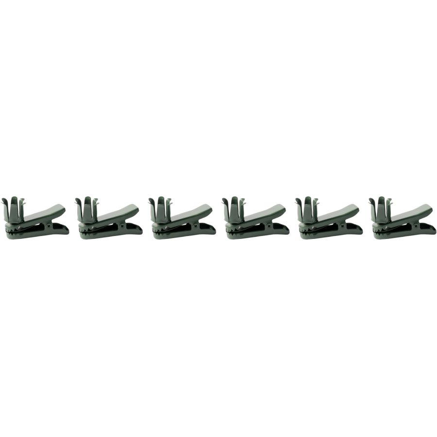 Uyuni Lighting Klammer für Weihnachtsbaumkerzen 6er Set, Dunkelgrün