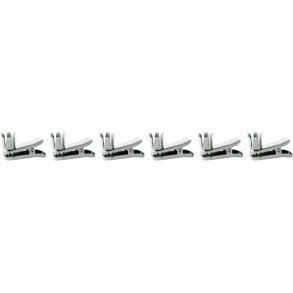 Uyuni Lighting Klammer für Weihnachtsbaumkerzen 6er Set, Silber