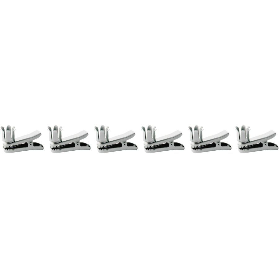 Uyuni Lighting Klammer für Weihnachtsbaumkerzen 6er Set, Silber