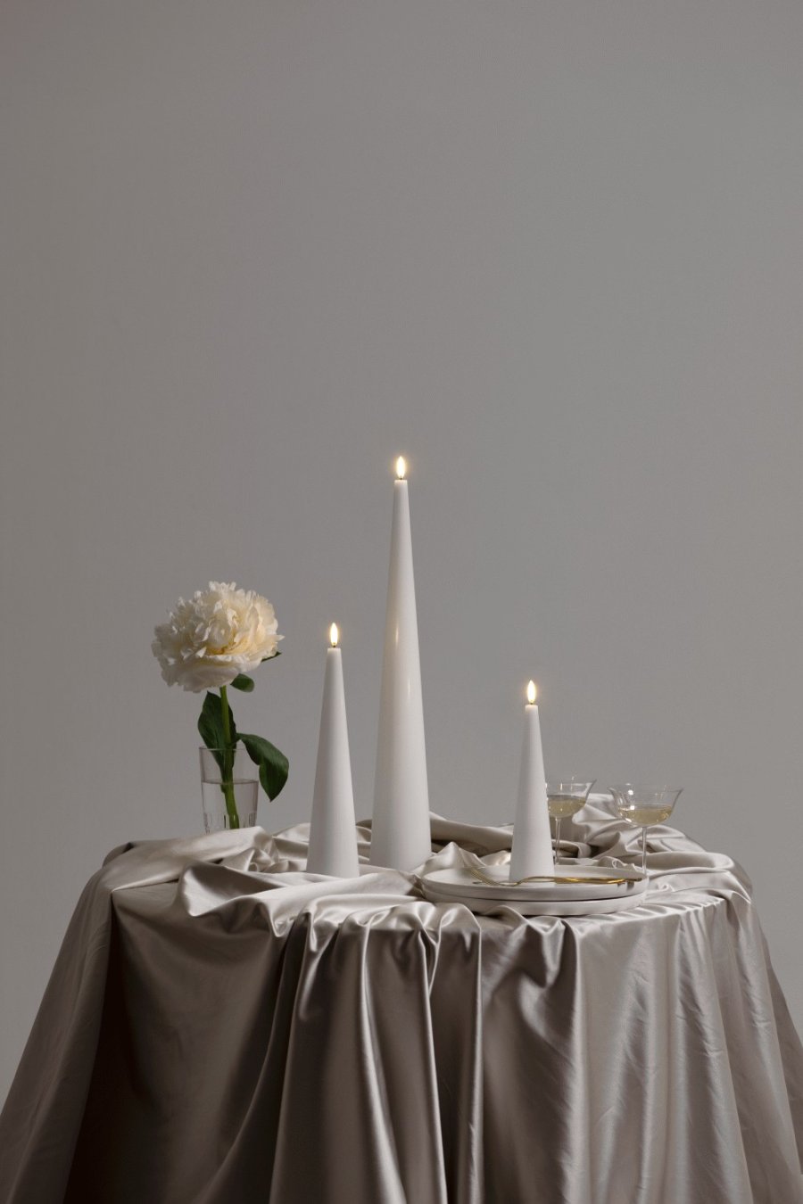 Uyuni Lighting Keglelys LED �8,3xH50 cm, Nordic White