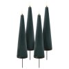 Uyuni Lighting Adventsgaveske LED 5,8xH21,5 cm, Pine Green