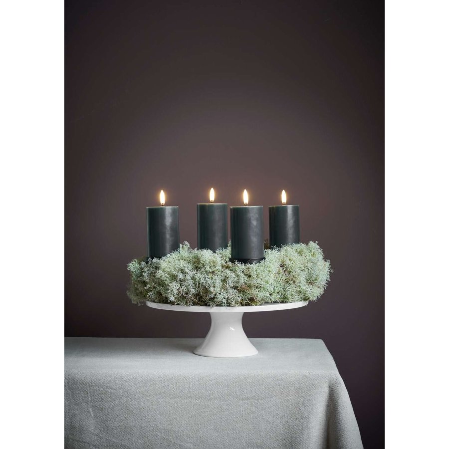 Uyuni Lighting Adventsgaveske LED 5,8xH10,1 cm, Pine Green