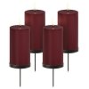 Uyuni Lighting Adventsgaveske LED 5,8xH10,1 cm, Wine Red