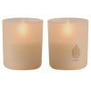 Uyuni Lighting Glaslys LED 2 stk. 6xH7 cm, Beige
