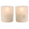 Uyuni Lighting Glaslys LED 2 stk. 6xH7 cm, Vanilla