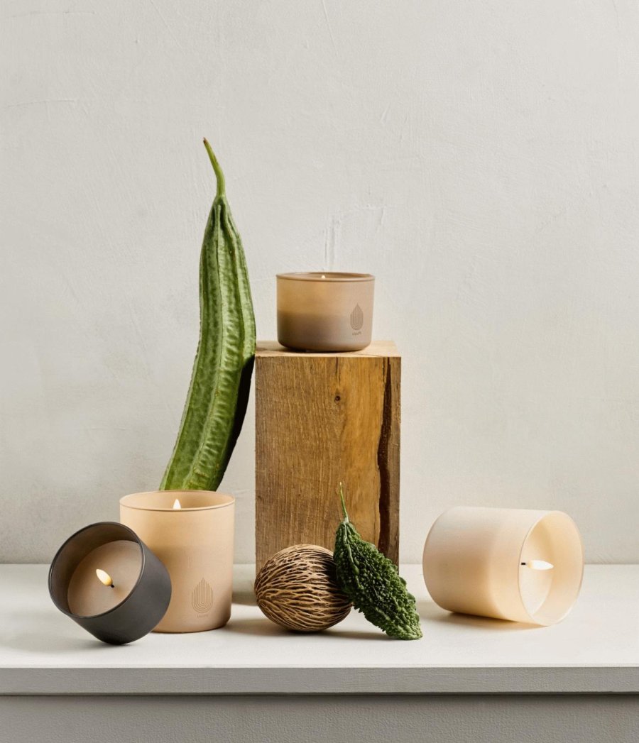 Uyuni Lighting Glaslys LED 8,2xH6 cm, Vanilla