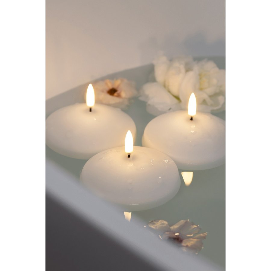 Uyuni Lighting Flydelys Udend�rs LED �9xH4 cm, Hvid Plastik