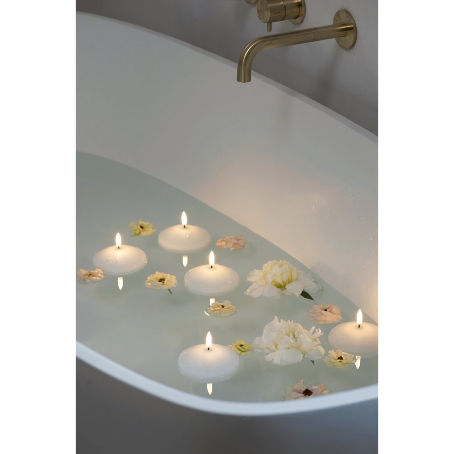 Uyuni Lighting Flydelys Udend�rs LED �9xH4 cm, Hvid Plastik