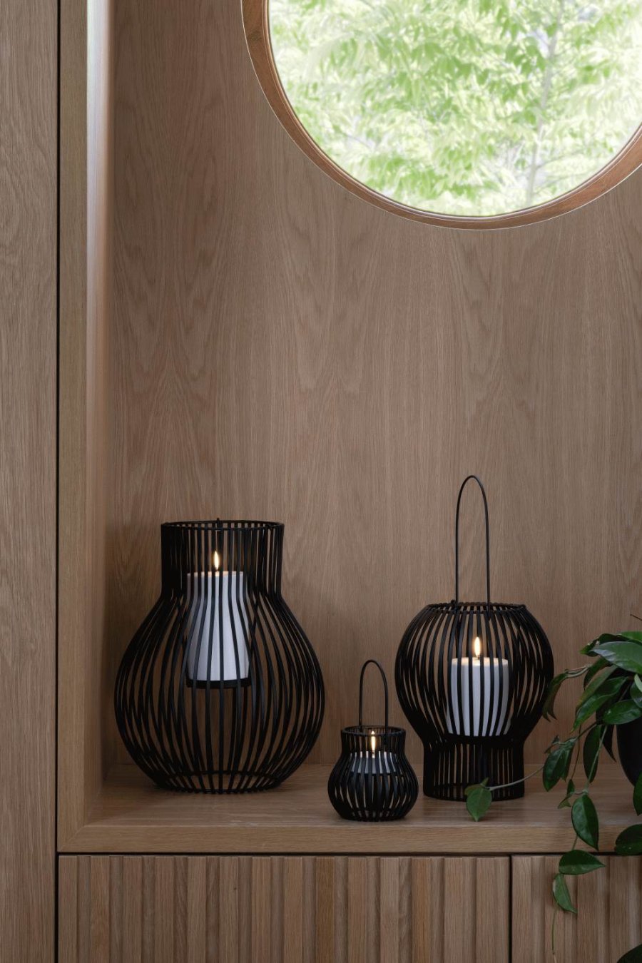 Uyuni Lighting Upside Down Lanterne H35 cm, Sort