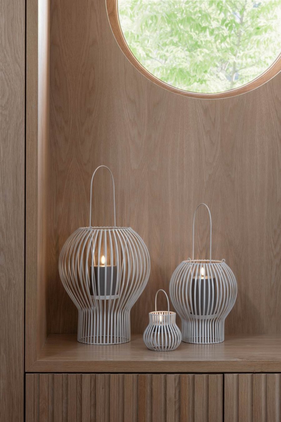 Uyuni Lighting Upside Down Lanterne H25,5 cm, Light Grey