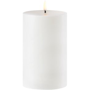 Uyuni Lighting Bloklys Udendørs LED Ø8,4xH15 cm, Hvid Plastik
