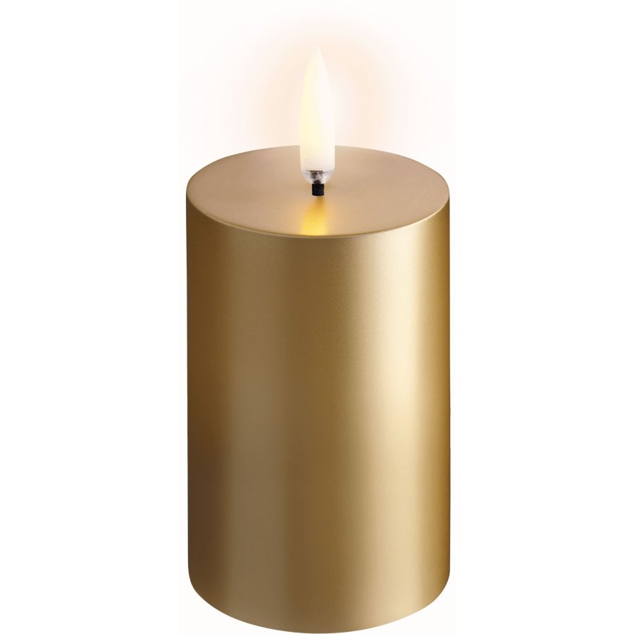 Uyuni Lighting Bloklys LED �5xH7,5 cm, Guld