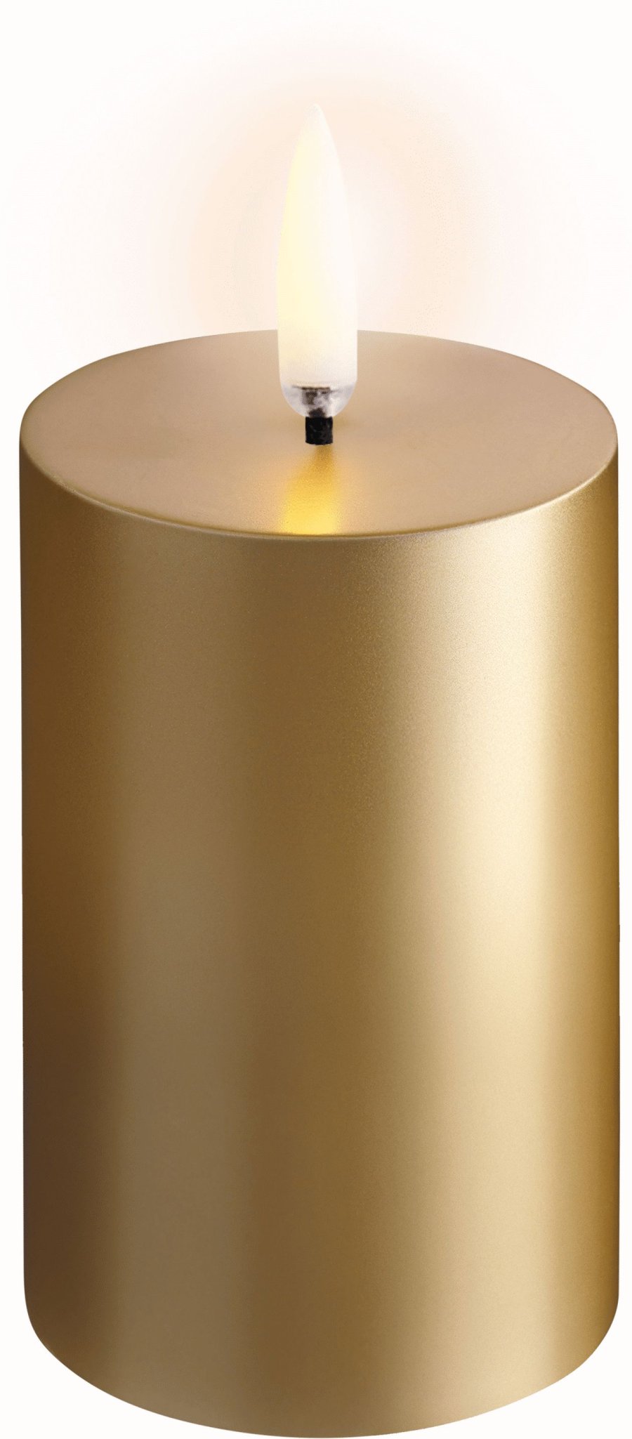 Uyuni Lighting Bloklys LED �5xH7,5 cm, Guld