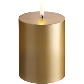 Uyuni Lighting Bloklys LED �7,8xH10 cm, Guld