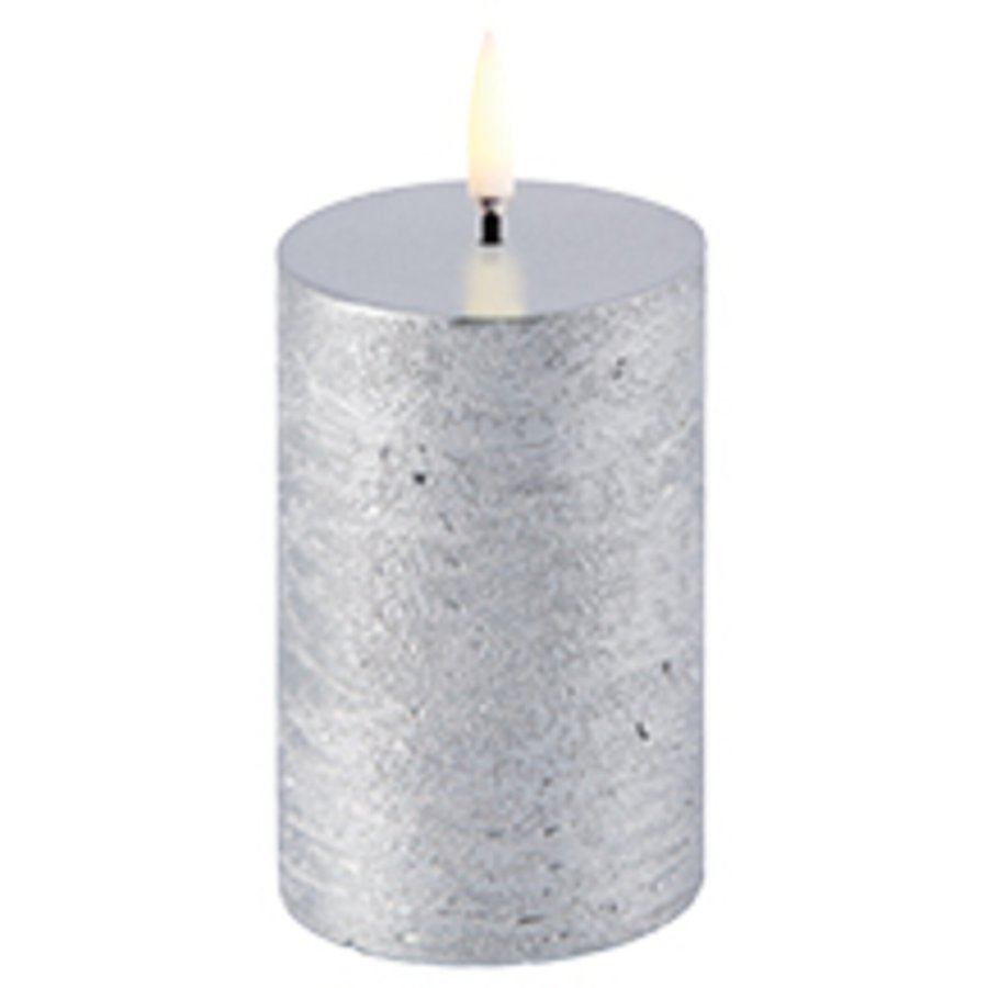 Uyuni Lighting Bloklys LED 5x7,5 cm, Metallic Silver