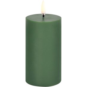 Uyuni Lighting Bloklys LED 5,8xH10 cm, Olive Green