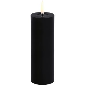 Uyuni Lighting Bloklys m. Smelteeffekt LED 5xH14,5 cm, Pain Black