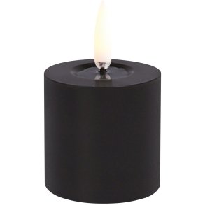 Uyuni Lighting Bloklys m. Smelteeffekt LED 5xH4,5 cm, Pain Black