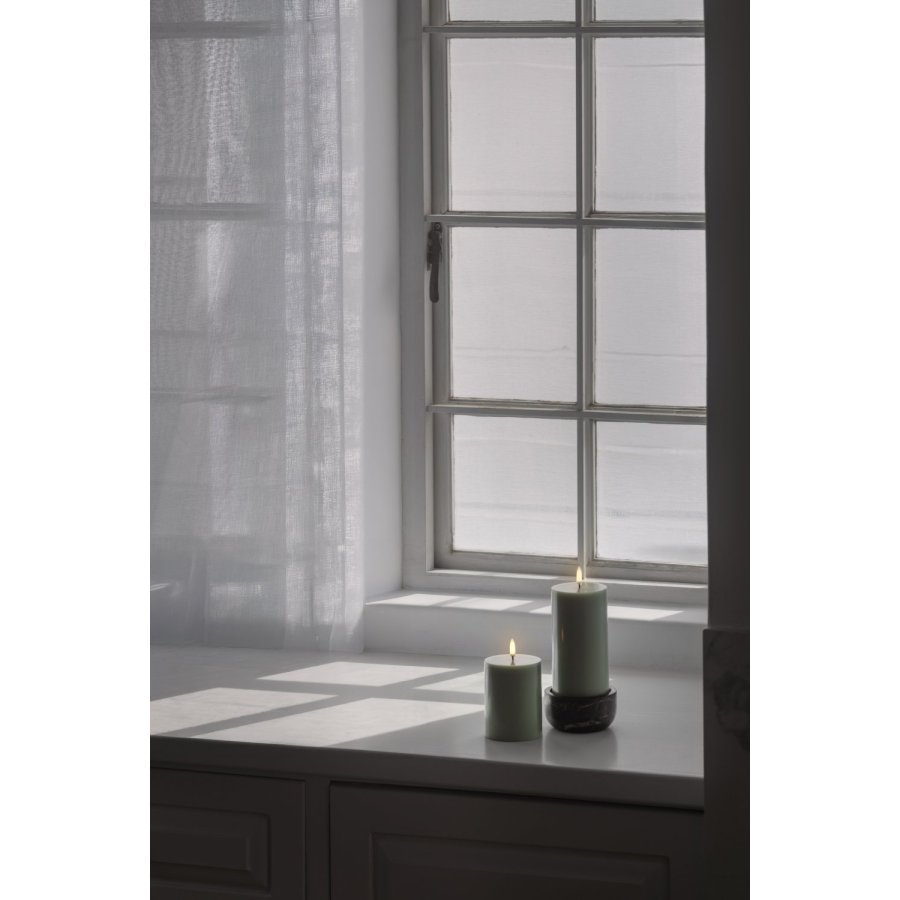 Uyuni Lighting Stumpenkerze LED Ø7,8xH10,1 cm, Sage Green