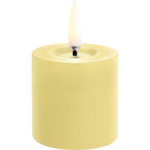 Uyuni Lighting Bloklys m. Smelteeffekt LED 5xH4,5 cm, Wheat Yellow