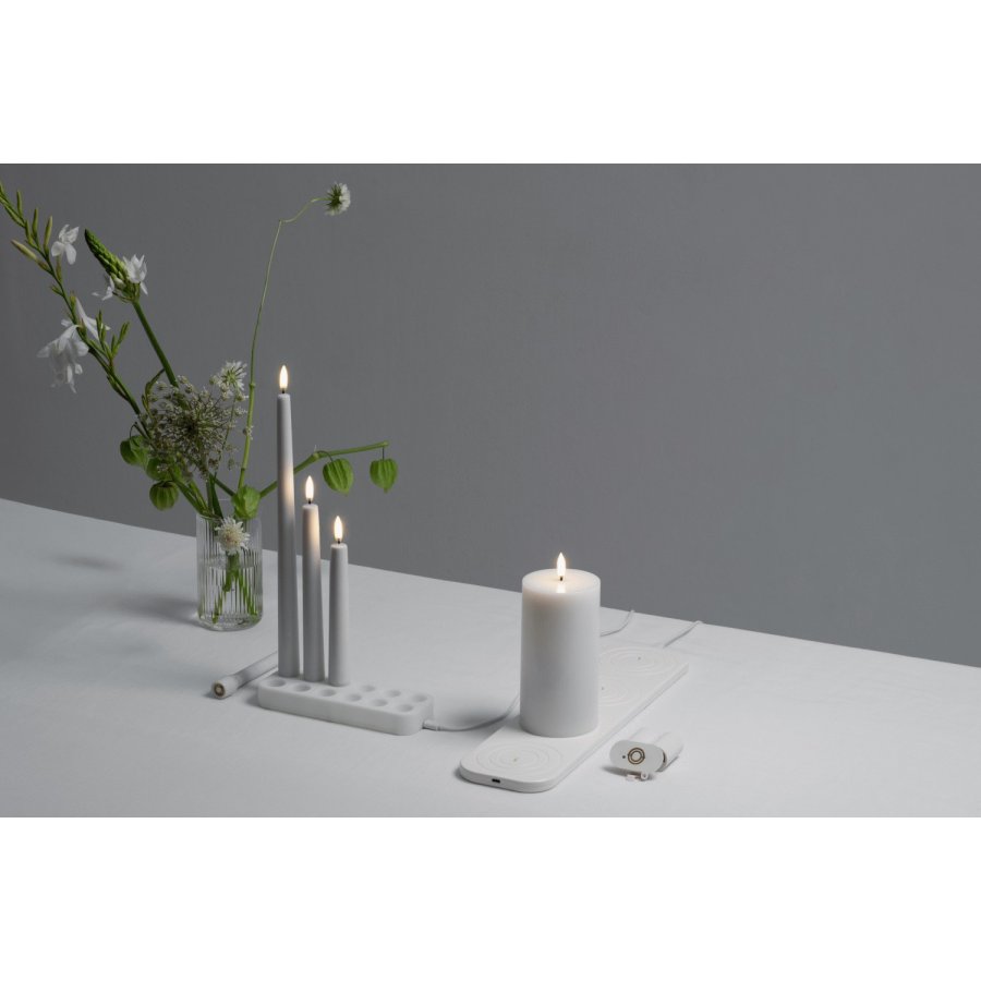 Uyuni Lighting Ladestation til 12 stk. Kronelys 18,5x6,5 cm