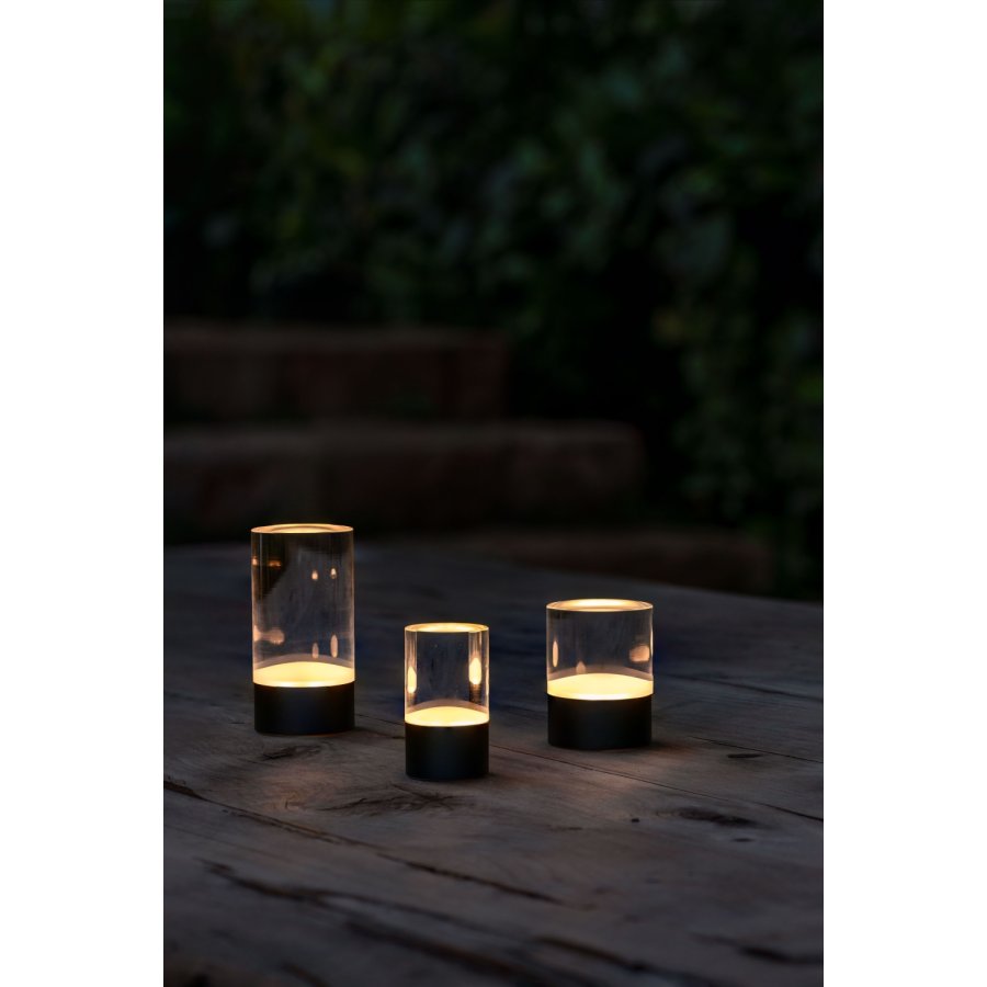 Uyuni Lighting Genopladeligt Glaslys LED 4,5xH8 cm, Klar