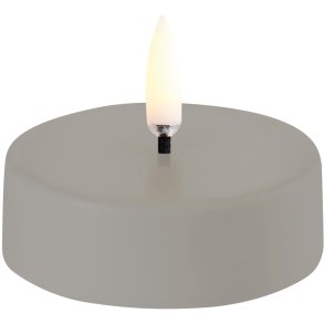 Uyuni Lighting Genopladeligt Fyrfadslys LED 2 stk. 6xH2,3 cm, Sandstone Plain