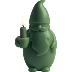 Uyuni Lighting Weihnachtsmannkerze LED Ø10xH17 cm, Olive Green