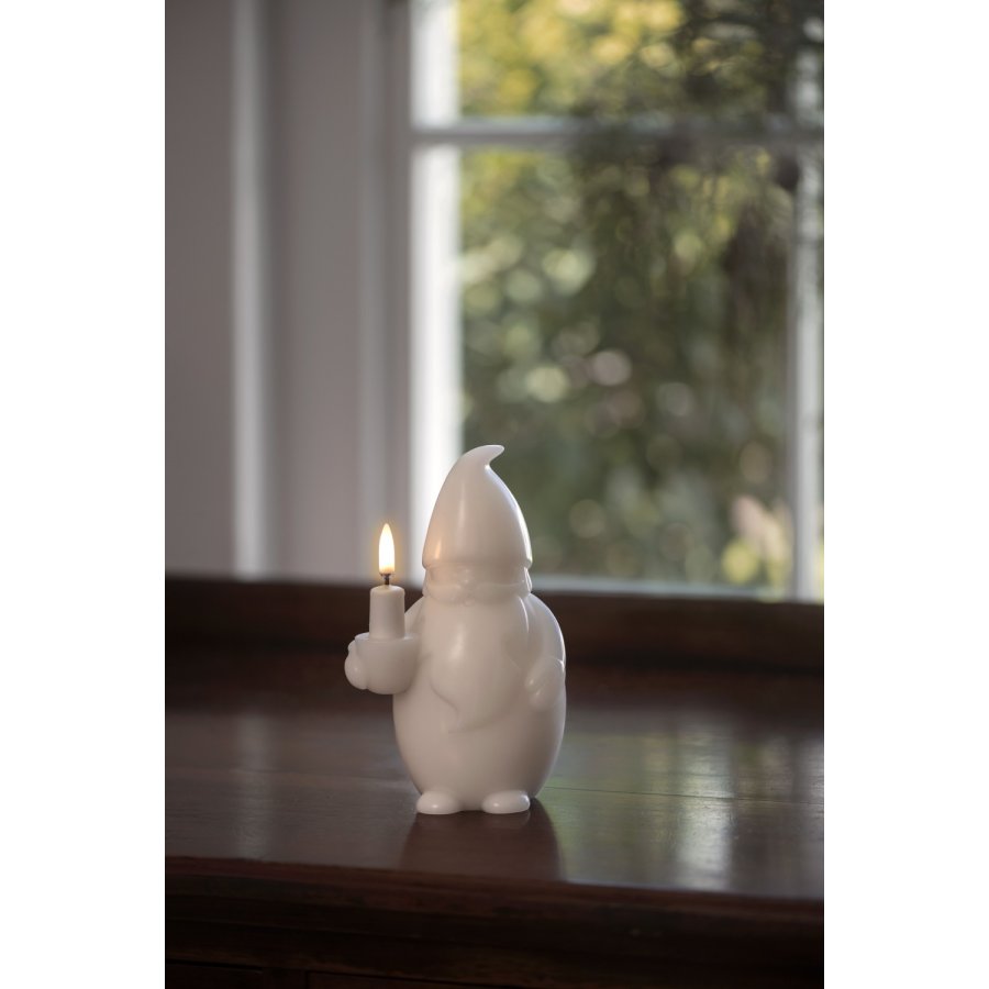 Uyuni Lighting Weihnachtsmannkerze LED Ø10xH17 cm, Vanilla