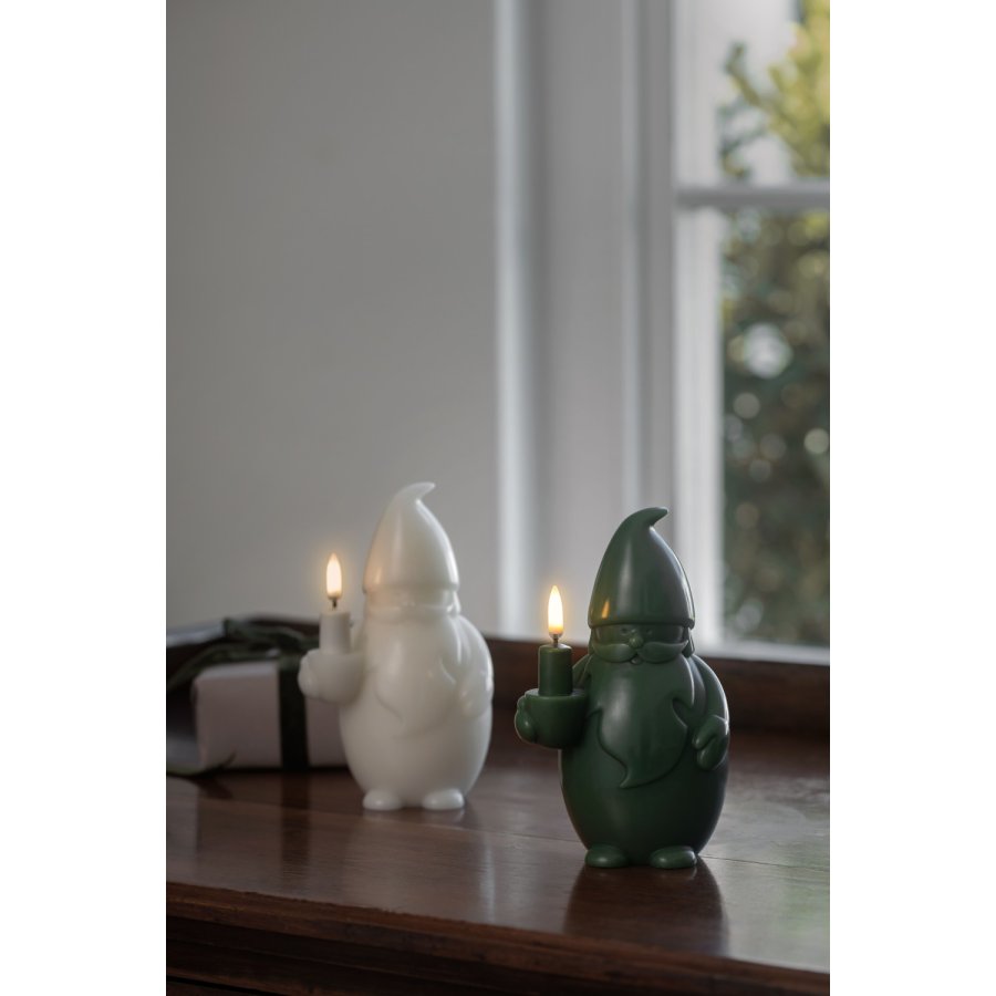 Uyuni Lighting Weihnachtsmannkerze LED Ø10xH17 cm, Vanilla