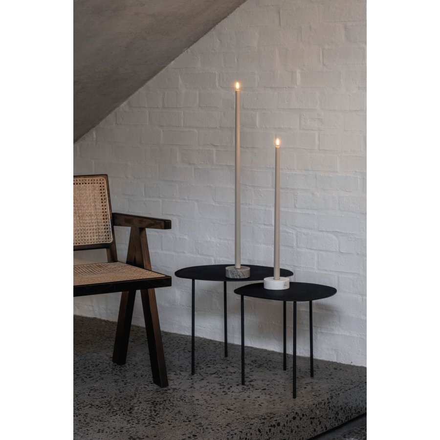 Uyuni Lighting Kronelys LED 2,3xH75 cm, Beige