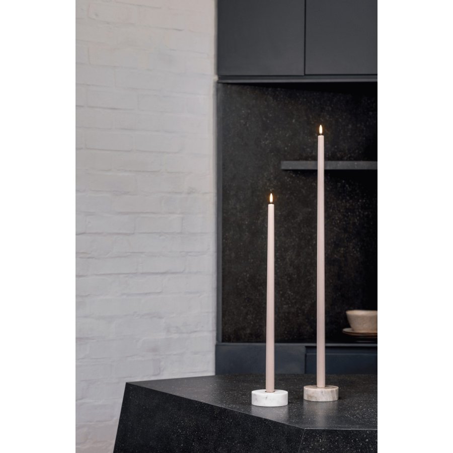 Uyuni Lighting Kronelys LED 2,3xH75 cm, Beige