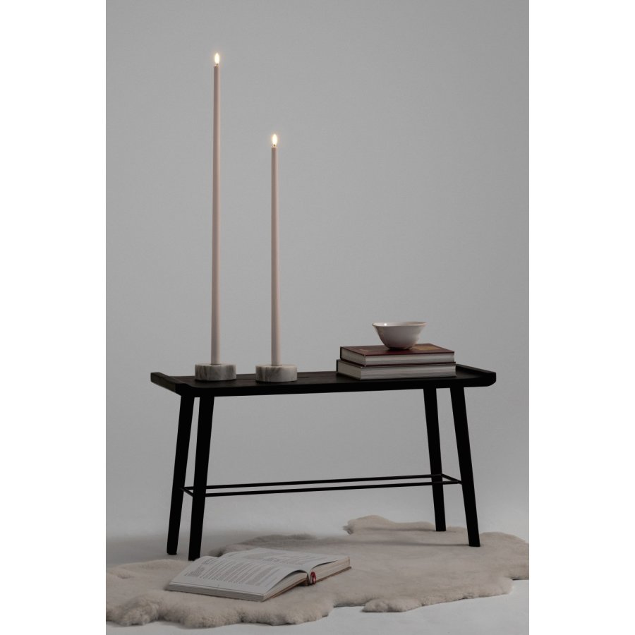 Uyuni Lighting Kronelys LED 2,3xH75 cm, Beige