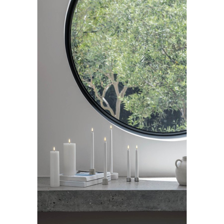 Uyuni Lighting Kronelys LED 2 stk. �2,3xH20 cm, Nordic White