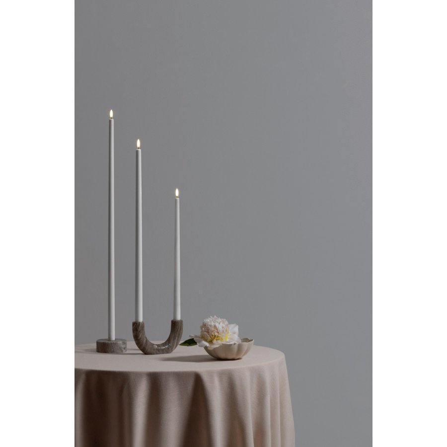 Uyuni Lighting Kronelys LED �2,3xH40 cm, Nordic White