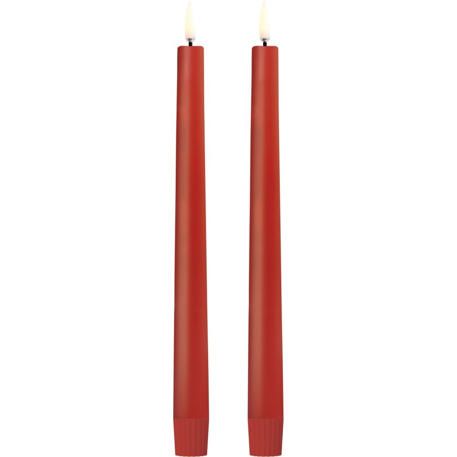 Uyuni Lighting Soft-fit Kronleuchter LED 2er Set Ø2,3xH25 cm, Rot